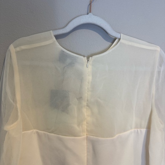 Tuckernuck Ivory Chiffon Pleated Lorraine Dress - Picture 8 of 11